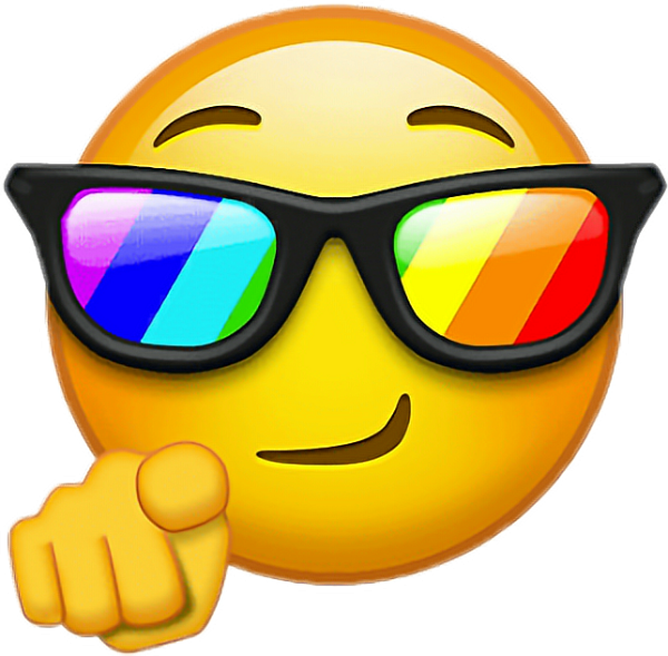 Смайлик с очками