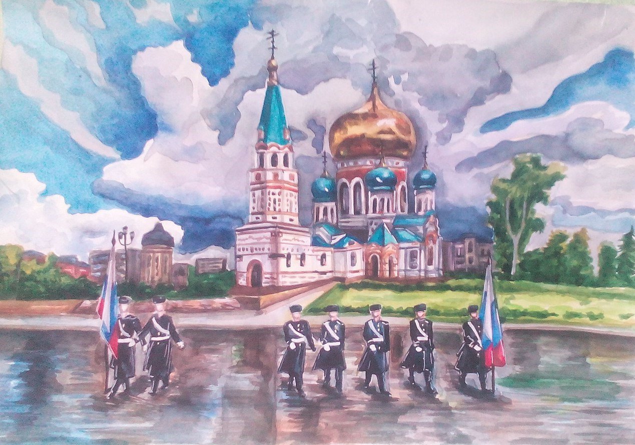 Рисунок уникальная Россия