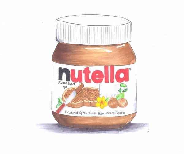 Маленькая Нутелла рисунок