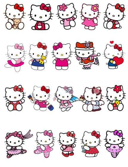 Хеллоу Китти бумажные сюрпризы