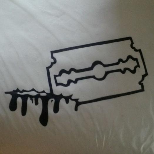 Лезвие нарисовать