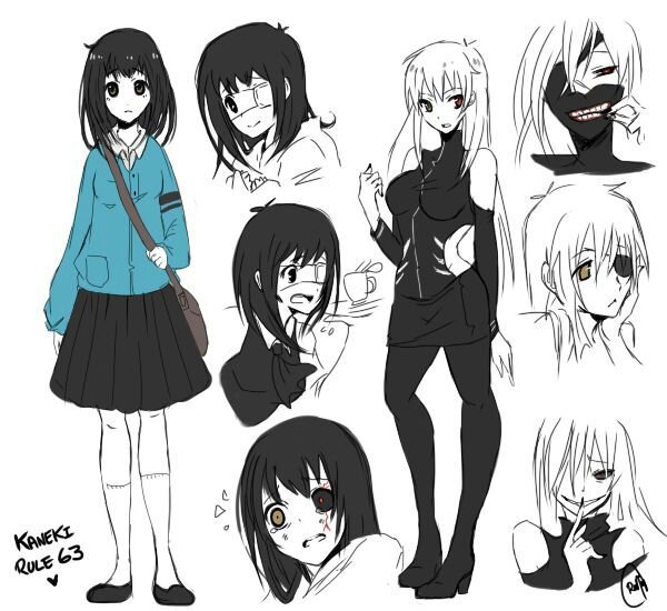 Токийский гуль фем