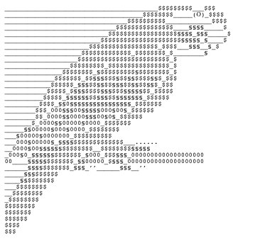 Рисунки из скобок