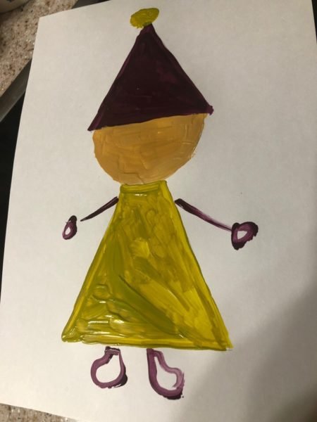 Рисование в ср гр маленький гномик