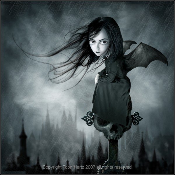 Мрачный мир toon Hertz