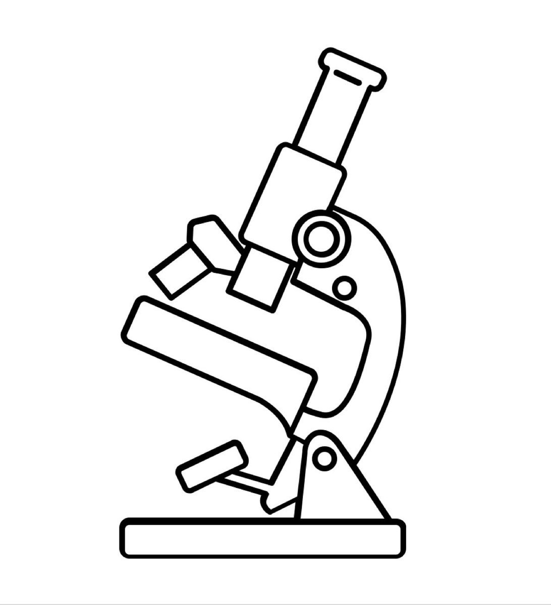 Микроскоп сбоку рисунок