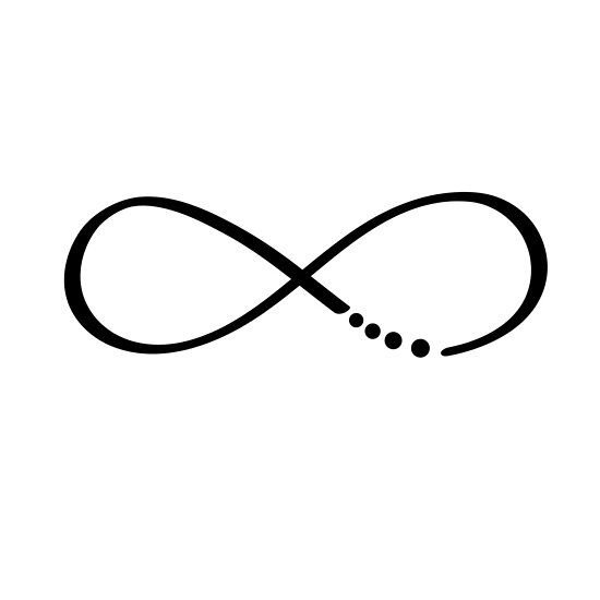 Знак бесконечности для срисовки