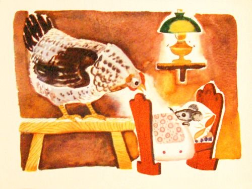 Прибежала мышка мать