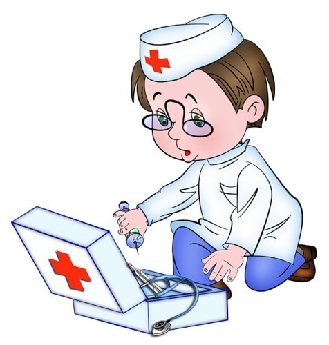 Врач раскраска для детей