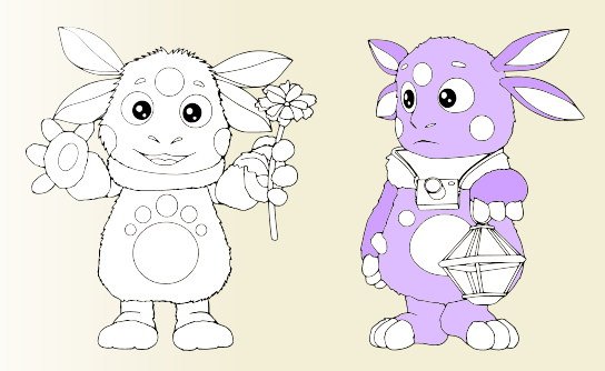 Лунтик рисунок