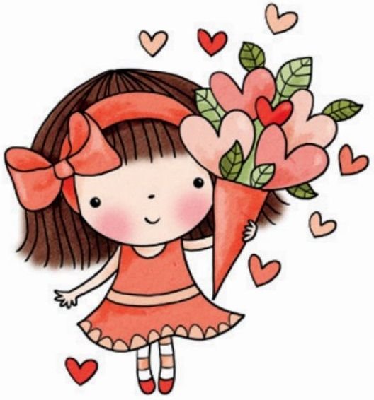 Рисунок девочка Мими