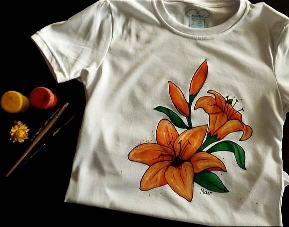 Вышивание нитками на ткани