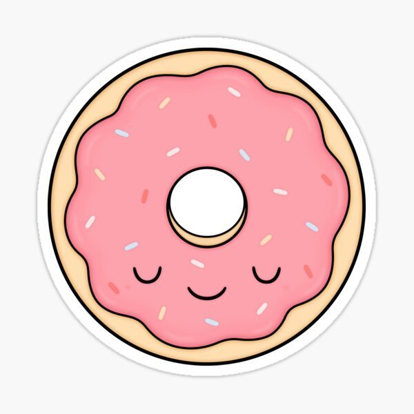 Пончики для срисовки легкие