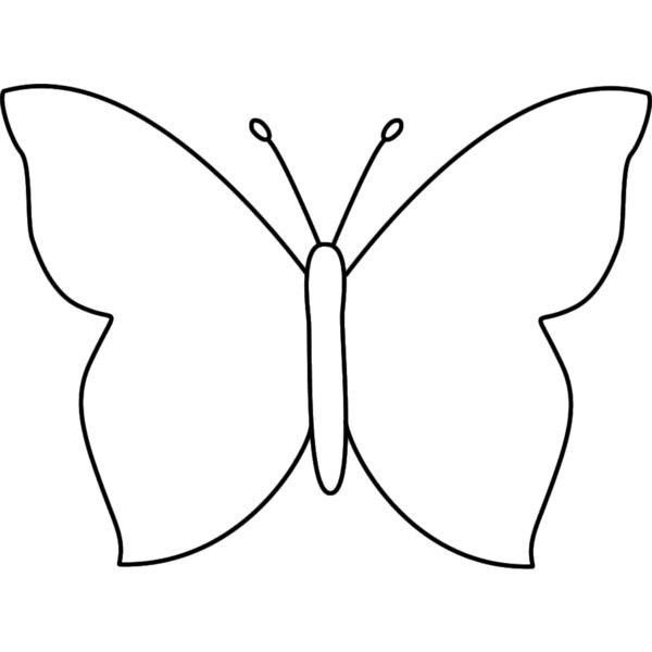 Эскиз бабочки для аппликации