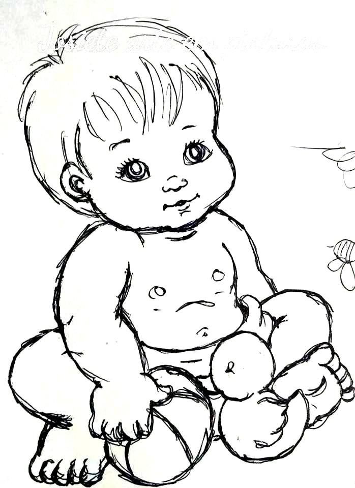 Нарисовать мальчика ребенку