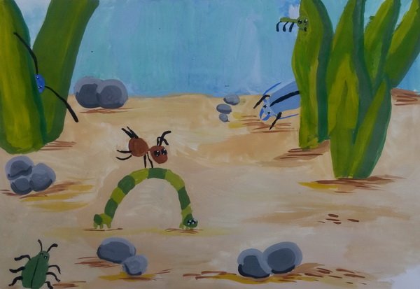 Муравей из мультфильма