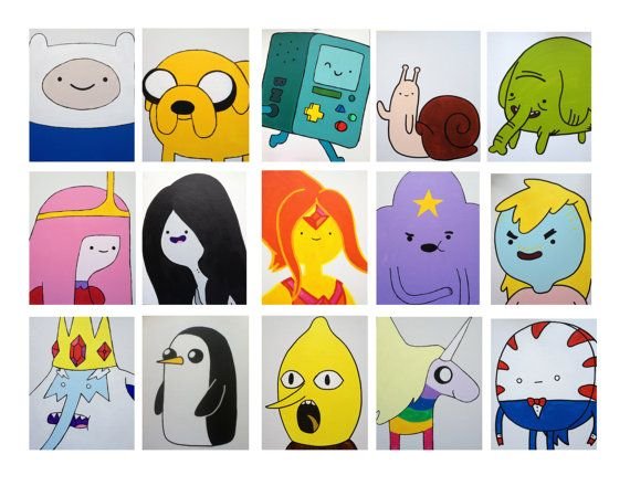 Наклейки время приключений