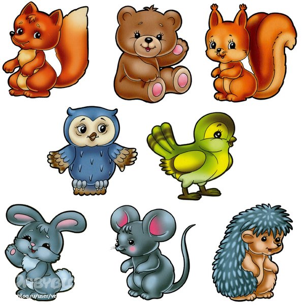 Иллюстрации животных для детей
