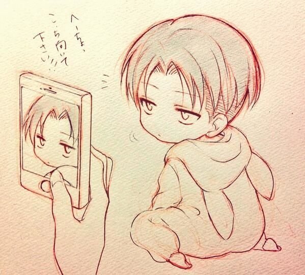 Леви рисуночек Чиби