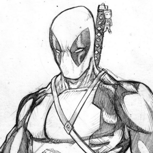 Дэдпул рисунок из фильма