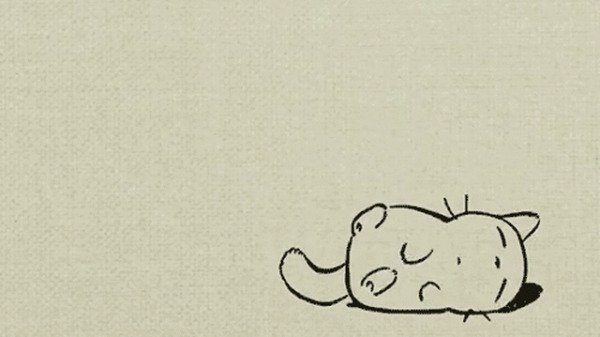 Милые котики спящие срисовки