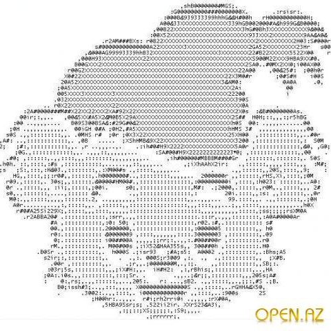 Рисунки символами