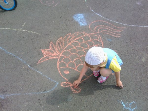 Крутые рисунки мелом на асфальте (48 фото)