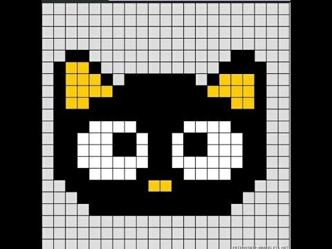 Картинки по клеточкам для срисовки