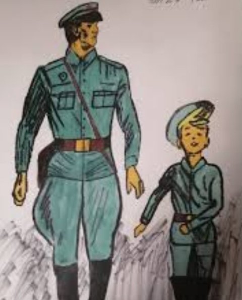 Сын полка рисунок