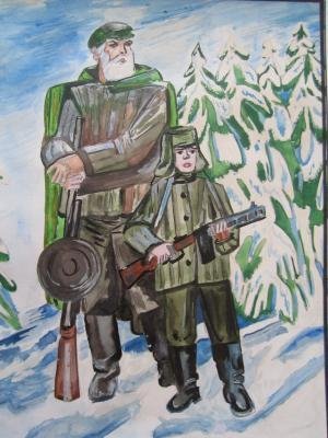 Военные рисунки для детей