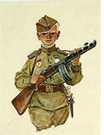 Рисунок солдату