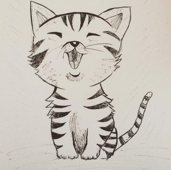 Коты крутые для рисование