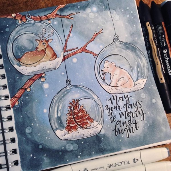 Идеи для рисунков акварелью