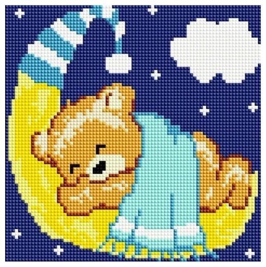 Вышивка крестом Зайка