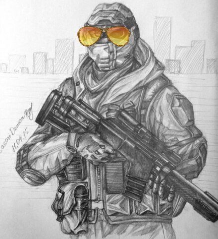 Эскизы варфейс