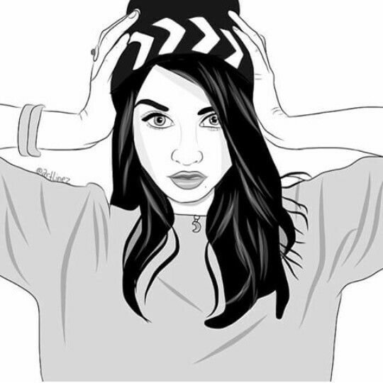 Классные рисунки девушек