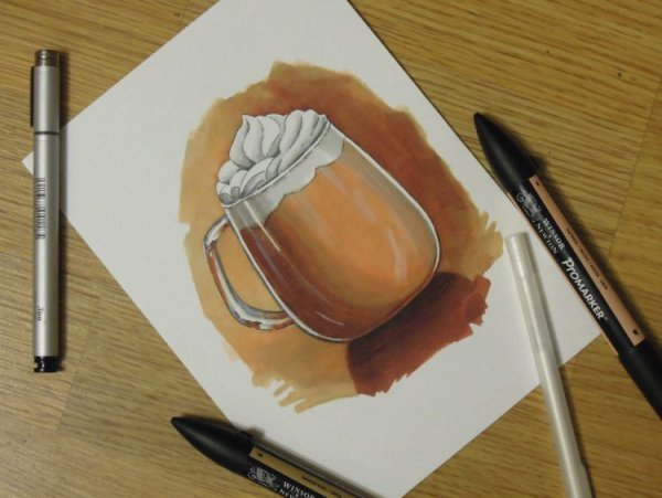 Рисунки фломастерами