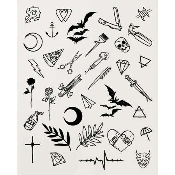 Переводные тату маленькие