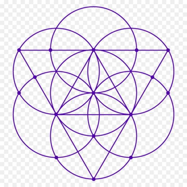 Орнамент из циркуля