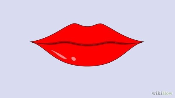 Губы рисунок маленькие