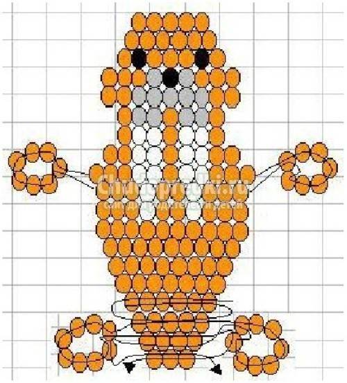 Фигурки из бисера для начинающих