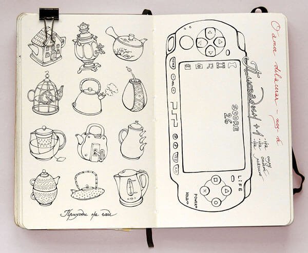 Красивые узоры для скетчбука