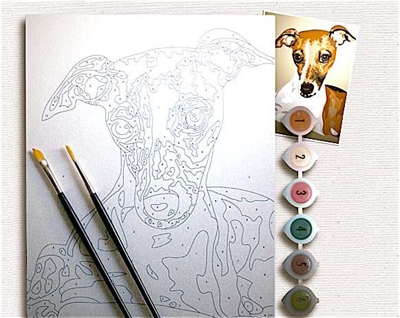 Картины для раскрашивания красками