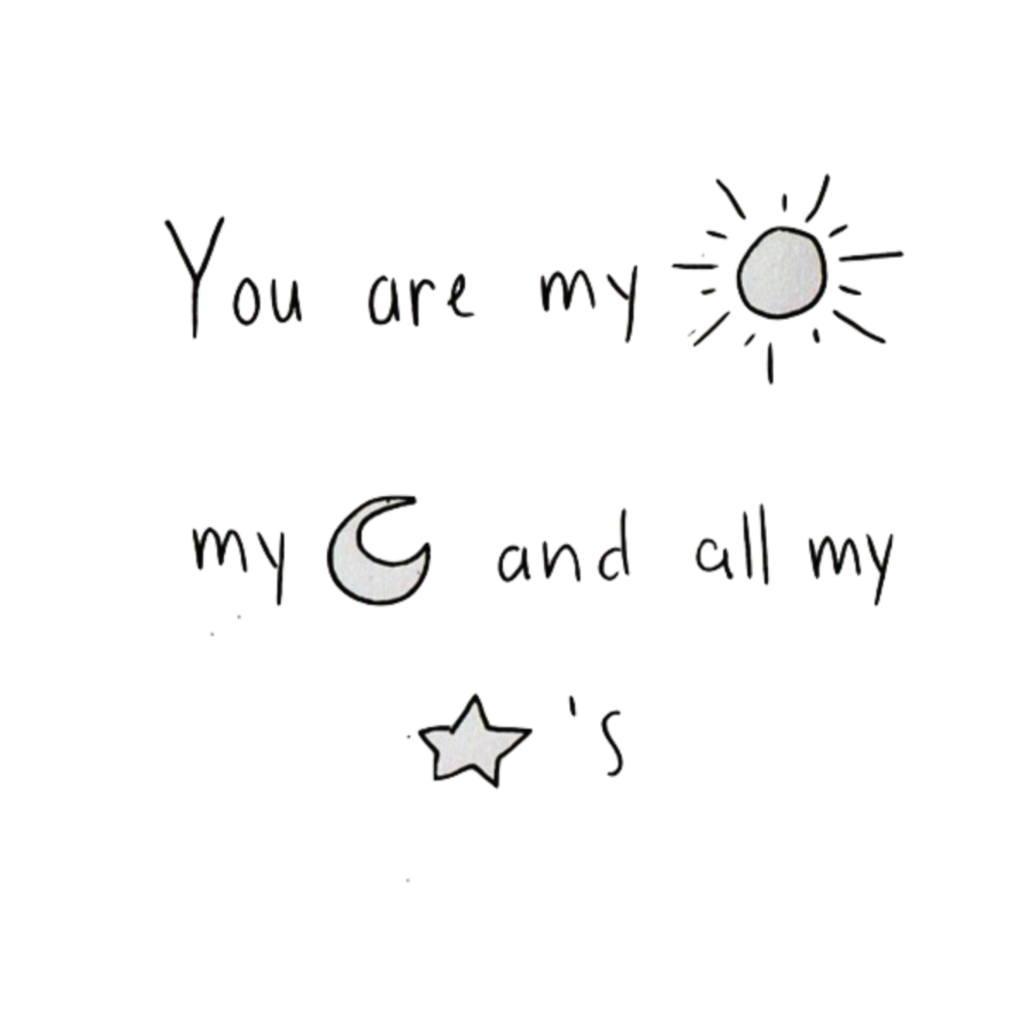 Я твое солнце ты моя луна