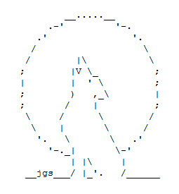 ASCII Мона Лиза