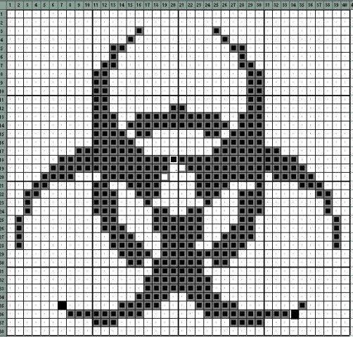 Рисунки по клеткам знаки