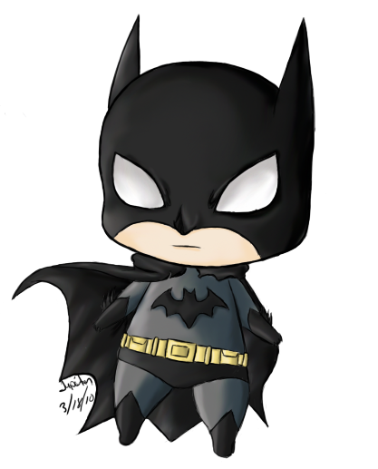 Бэтмен Чиби арт