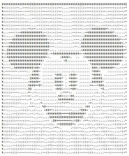 Рисунки символами