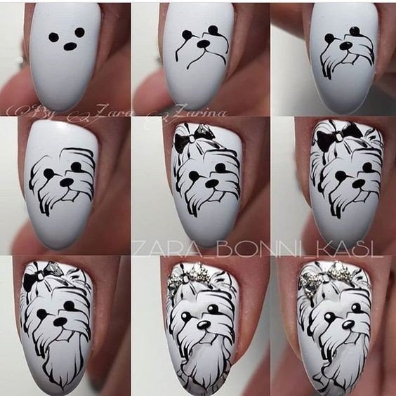 Рисунки на ногтях для начинающих