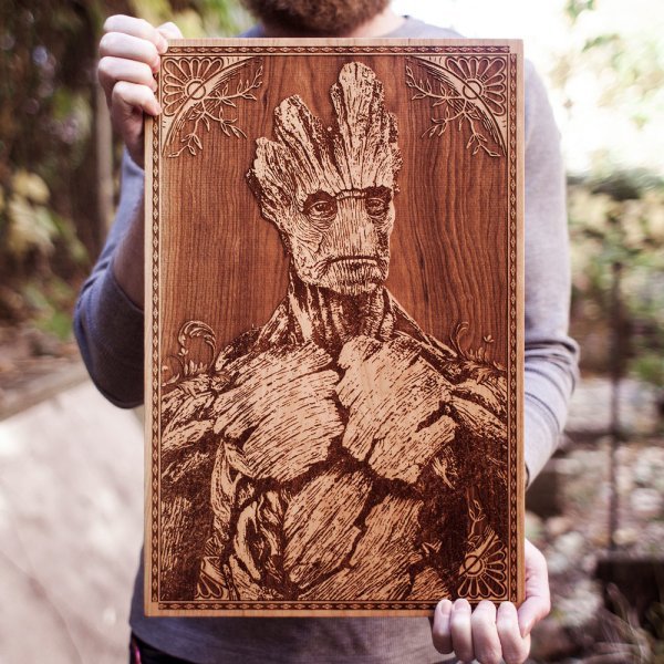 Сложное Выжигание по дереву